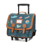 Cartable � roulettes tann's stan 41 cm ce2 / cm1 / cm2 vert