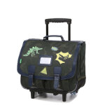 Cartable  roulettes tann's timothe 41 cm ce2 / cm1 / cm2 kaki vert