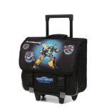 Cartable � roulettes transformers earthspark 38 cm cp / ce1 / ce2 noir