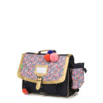 Cartable tann's antonia 38 cm - poche gourde cp / ce1 / ce2 bleu