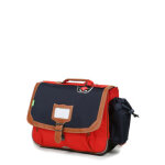 Cartable tann's arthur 38 cm - poche gourde cp / ce1 / ce2 bleu / rouge