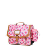 Cartable tann's aurore 38 cm - poche gourde cp / ce1 / ce2 rose