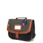 Cartable tann's axel 32 cm maternelle kaki / bleu vert