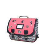 Cartable tann's enora 41 cm ce2 / cm1 / cm2 rose / bleu