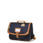 Cartable tann's faustine 38 cm cp / ce1 / ce2 bleu marine