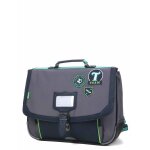 Cartable tann's gar�on pas cher tiago 38 cm cp / ce1 / ce2 gris