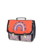 Cartable tann's jeanne 35 cm - 2 boucles cp / ce1 rouge / bleu