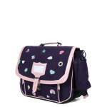 Cartable tann's joy 38 cm - poche gourde cp / ce1 / ce2 violet