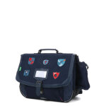 Cartable tann's lancelot 38 cm - poche gourde cp / ce1 / ce2 marine bleu solde