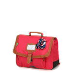 Cartable tann's louise 35 cm cp / ce1 fuchsia rose