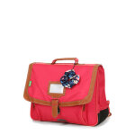 Cartable tann's louise 38 cm cp / ce1 / ce2 fuchsia rose