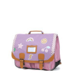Cartable tann's manon 41 cm ce2 / cm1 / cm2 violet / rose