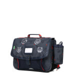 Cartable tann's mathys 38 cm - poche gourde cp / ce1 / ce2 gris