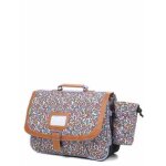 Cartable tann's may 38 cm - poche gourde cp / ce1 / ce2 multicolore blanc