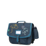 Cartable tann's merlin 38 cm - poche gourde cp / ce1 / ce2 bleu