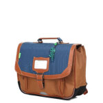 Cartable tann's nils 35 cm cp / ce1 bleu / camel