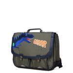 Cartable tann's oscar 38 cm - 2 boucles cp / ce1 / ce2 kaki vert