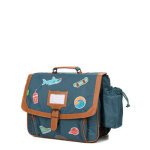 Cartable tann's stan 38 cm - poche gourde cp / ce1 / ce2 vert