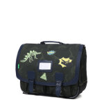 Cartable tann's timoth�e 41 cm ce2 / cm1 / cm2 kaki vert solde