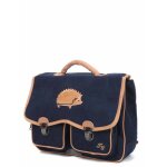 Cartable tann's x tartine et chocolat h�risson 33 cm maternelle marine bleu