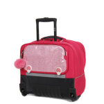 Cartable trolley delsey back to school 43 cm - 2 roues rose