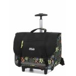 Cartable trolley rip curl raw energy wheel satchel 38 cm multico noir