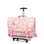 Cartable trolley rip curl sea shell wheeled satchel 38 cm light pink rose