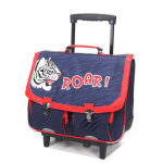 Cartable trolley tann's aaron 38 cm - 2 boucles cp / ce1 / ce2 bleu / rouge