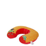 Coussin de voyage coussidou jemini petit ours brun jaune