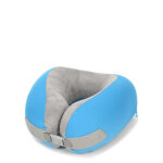 Coussin de voyage go travel confort memory dreamer bleu clair