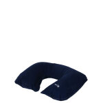 Coussin de voyage gonflable a�rial bleu fonc�