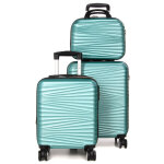Ensemble 2 valises cabine rigides lys sedona et vanity menthe vert