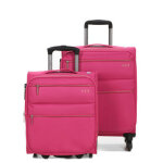 Set 2 valises cabine souples lys nashville fuchsia / beige rose Set 2 valises cabine souples lys nashville fuchsia / beige rose