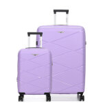 Ensemble 2 valises rigides extensibles worldline kos 2 mauve violet