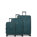 Ensemble 3 valises rigides airtex b�l�nos bleu canard