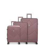 Ensemble 3 valises rigides airtex b�l�nos violine violet