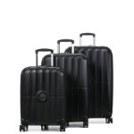 Ensemble 3 valises rigides delsey carrousel 2 noir