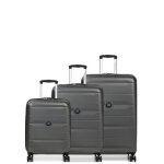 Ensemble 3 valises rigides delsey comete 4 iguane vert