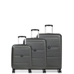 Ensemble 3 valises rigides delsey comete 4 iguane vert