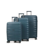 Ensemble 3 valises rigides extensibles airtex canopus jade vert