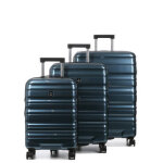 Ensemble 3 valises rigides extensibles airtex diome 2 bleu