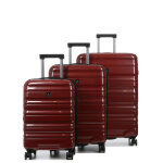 Ensemble 3 valises rigides extensibles airtex diome 2 rouge