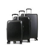 Ensemble 3 valises rigides extensibles lys bergen noir