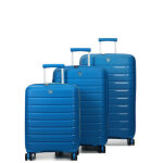 Ensemble 3 valises rigides extensibles roncato b - flying bleu cobalt