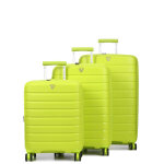 Ensemble 3 valises rigides extensibles roncato b - flying cyber lime vert