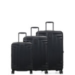 Ensemble 3 valises rigides extensibles samsonite lin'air matt graphite noir