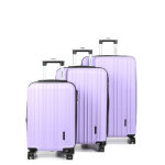 Ensemble 3 valises rigides extensibles worldline braga 2 mauve violet solde