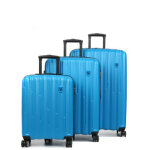 Ensemble 3 valises rigides roncato element 2. 0 denim bleu