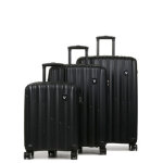 Ensemble 3 valises rigides roncato element 2. 0 noir