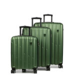 Ensemble 3 valises rigides roncato element 2. 0 vert militaire